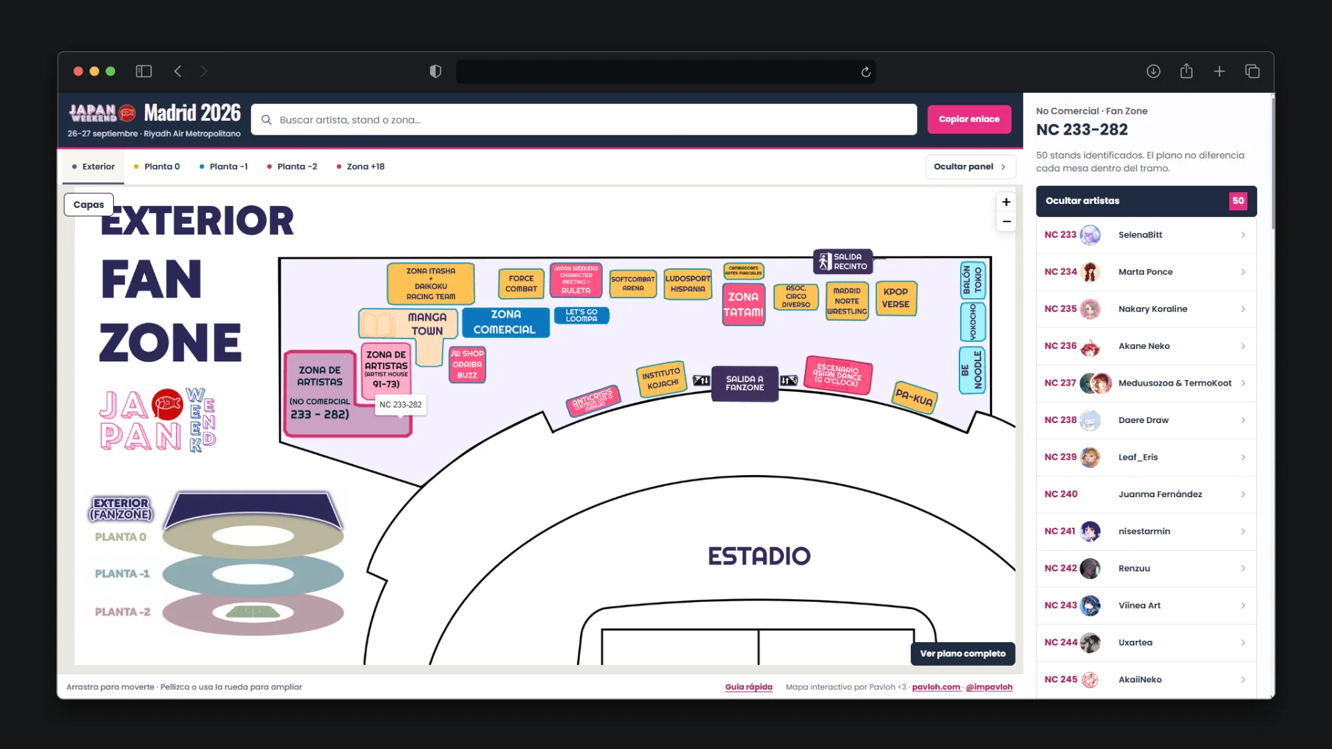 Captura de Mapa de Japan Weekend